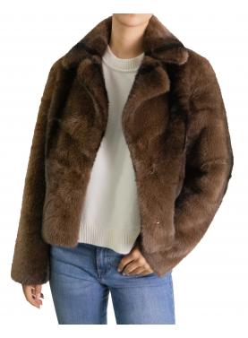 Similpelliccia con clip